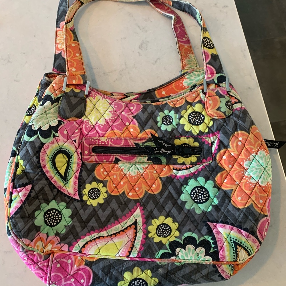 Vera Bradley Emily Satchel - Ziggy Zinnia